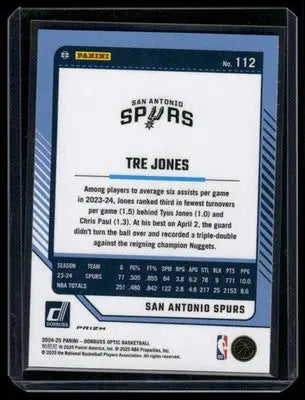 2023 Panini Donruss Optic Tre Jones #112 Pink Basketball - Basketball Card Single