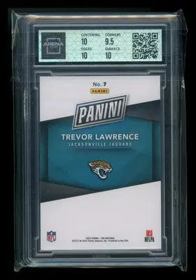 2023 Panini National VIP Silver Packs Trevor Lawrence #7 Football Arena Club 10 - Football Card Single