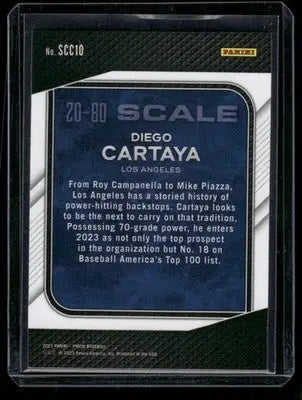 2023 Panini Prizm Diego Cartaya #SCC10 Baseball - Baseball Card Single