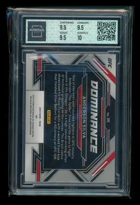 2023 Panini Prizm Dominance Anderson Silva #25 MMA Arena Club 10 - UFC/MMA Card Single
