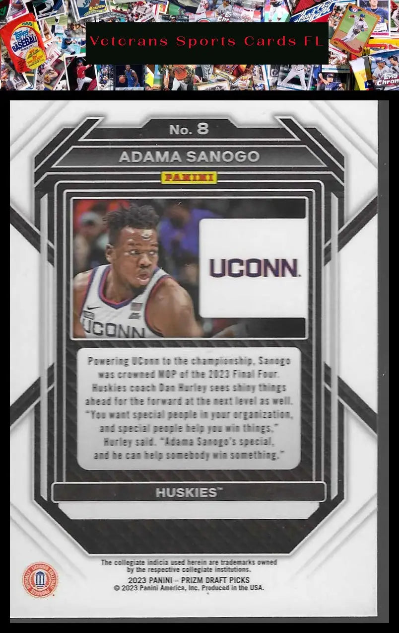 2023 Panini Prizm Draft Picks #3 James Nnaji - Basketball Card Single