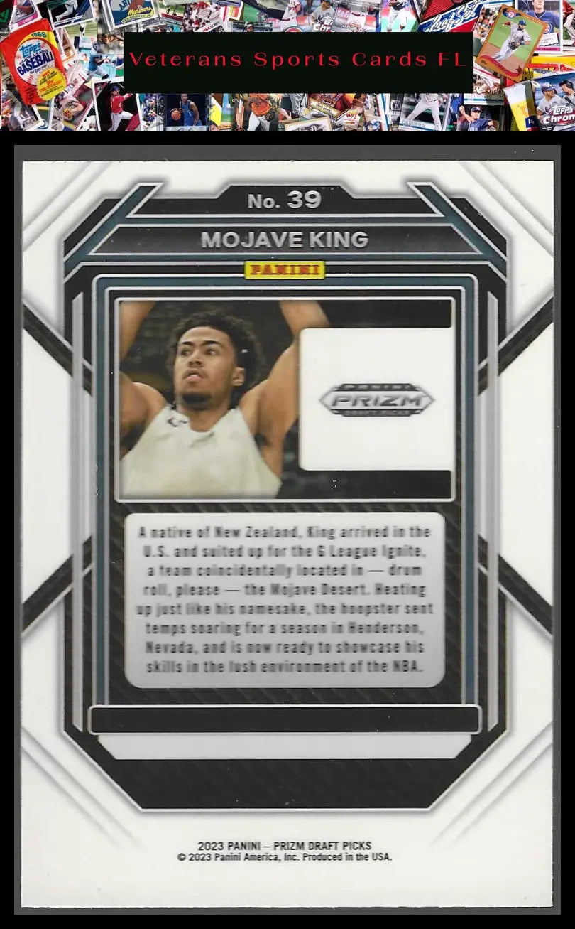 2023 Panini Prizm Draft Picks #38 Tristan Vukcevic - Basketball Card Single