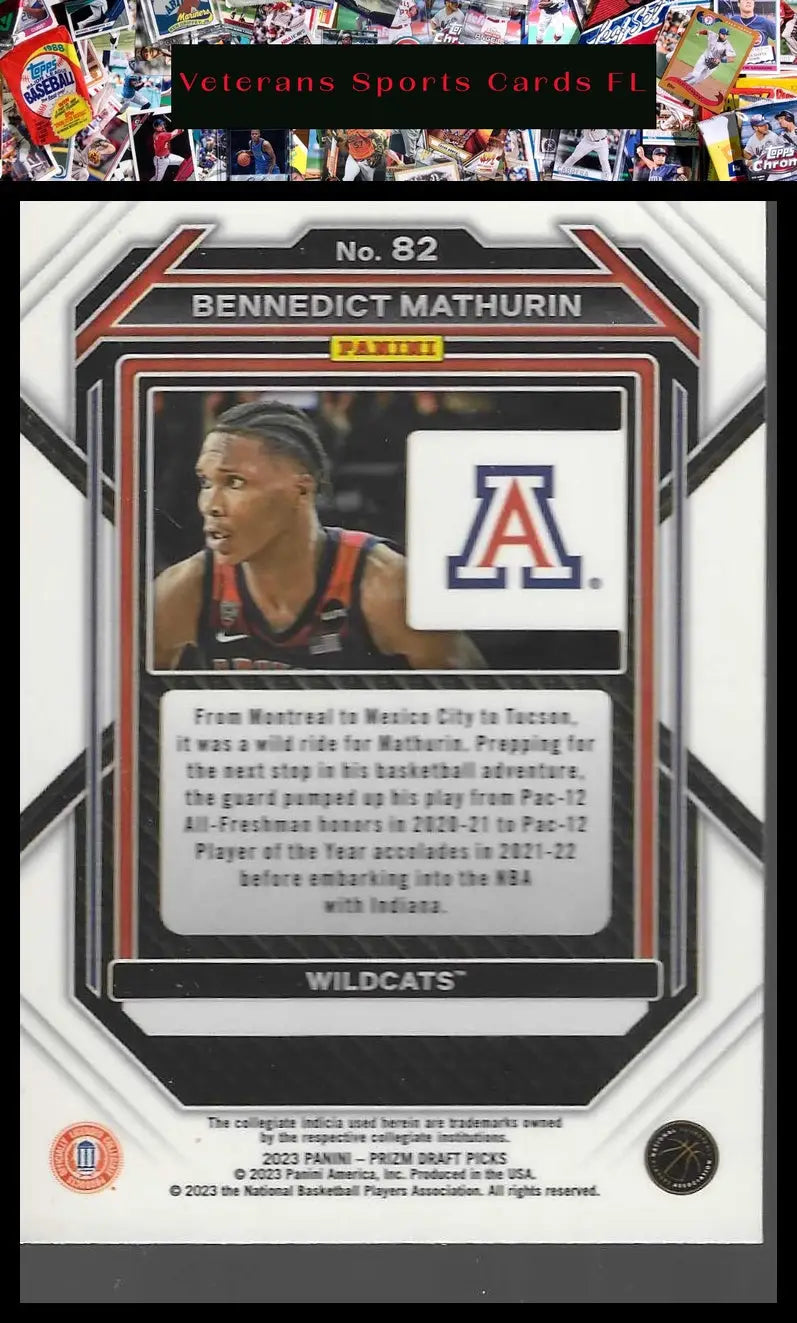 2023 Panini Prizm Draft Picks #77 Allen Iverson - Basketball Card Single