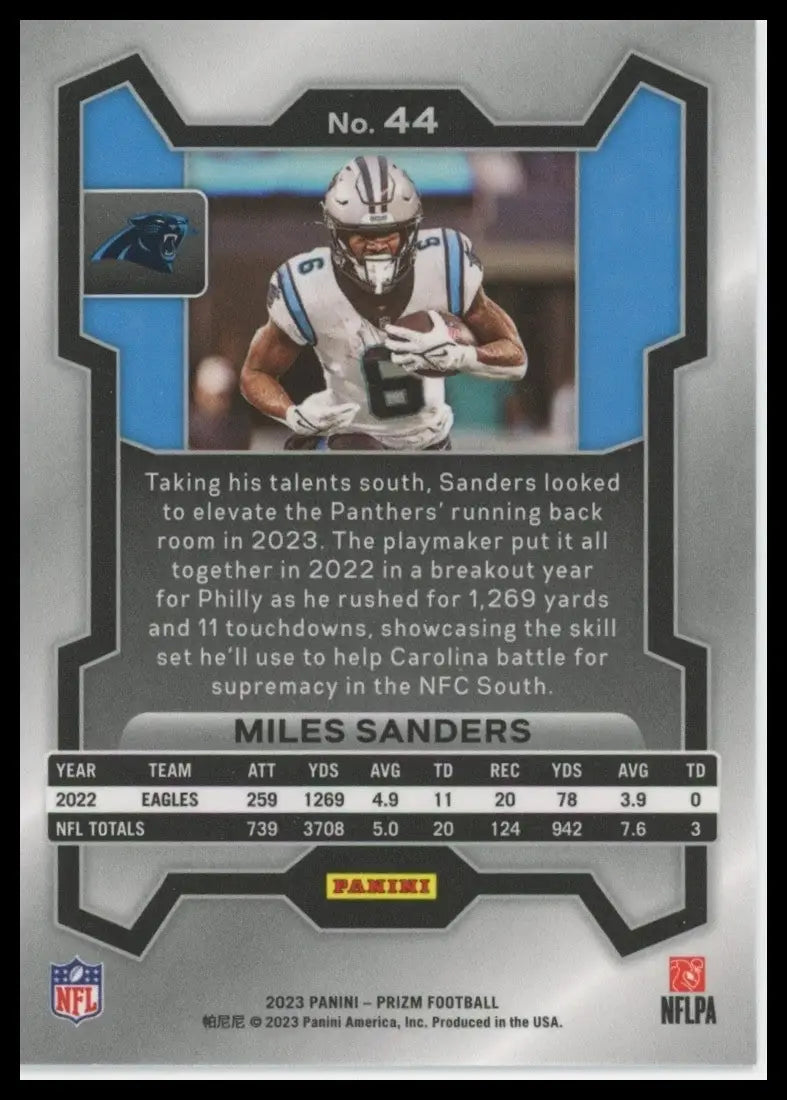 2023 Panini Prizm - Miles Sanders #44