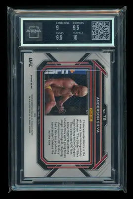 2023 Panini Prizm UFC Ice Prizm Anderson Silva #76 MMA Arena Club 9.5 - UFC/MMA Card Single
