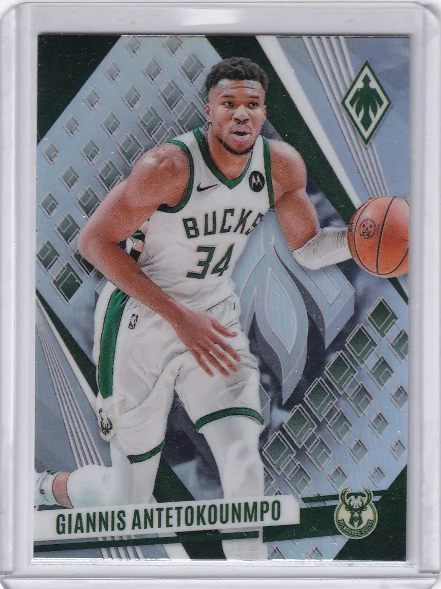 2023 PHOENIX #176 GIANNIS ANTETOKOUNMPO SILVER- MILWAUKEE BUCKS - Basketball Card Single