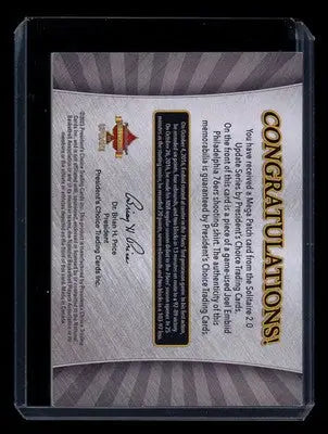 2023 President’s Choice Solitaire 2.0 Mega Patch Joel Embiid 1/1 Patch - Sports Memorabilia