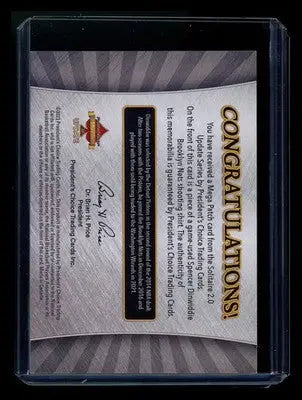 2023 President’s Choice Solitaire 2.0 Update Mega Patch Spencer Dinwiddie 1/1 - Sports Memorabilia