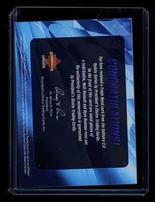 2023 President’s Choice Solitaire 2.0 Update Newman Bodine Kenseth Blue 1/1 - Sports Memorabilia
