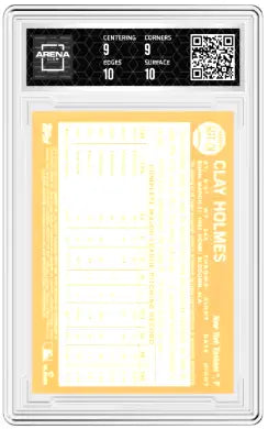 Graded Topps Archives Clay Holmes Fan Favorites Auto baseball trading card