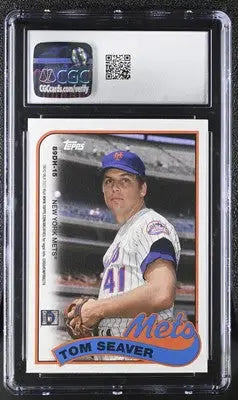 2023 Topps Archives Nolan Ryan/Tom Seaver #89DH-15 ’89 Doubleheaders CGC 9