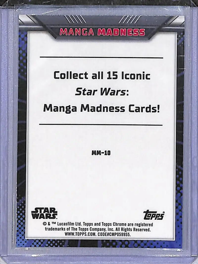 2023 Topps Chrome Star Wars Manga Madness #MM-10 Yoda NM-MT - Star Wars Card Single