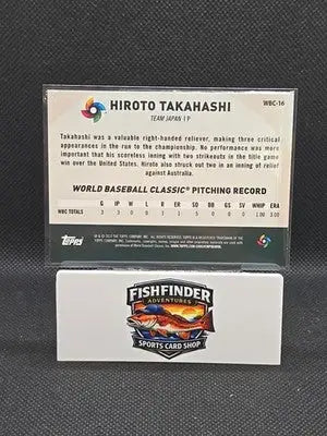 2023 Topps Japan Edition - Wbc Japanese National Team Hiroto Takahashi #WBC-16 - Baseball Card Single
