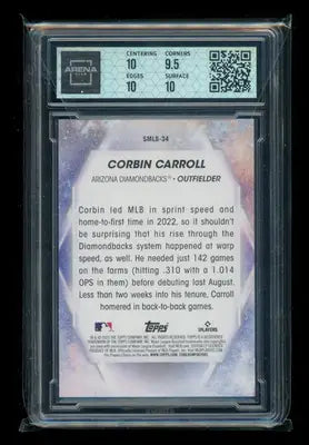 2023 Topps Stars of MLB Corbin Carroll #SMLB-34 RC Baseball Arena Club 10 - Baseball Card Single