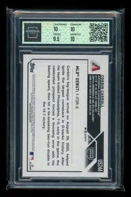 2023 Topps Update Corbin Carroll #US244 RC Baseball Arena Club 10 - Baseball Card Single