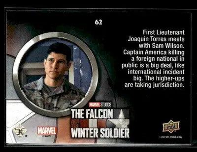 2023 UD The Falcon and The Winter Soldier An International Incident #62