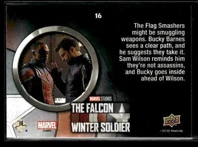 2023 UD The Falcon and The Winter Soldier There’s Only One Way To Find Out #16 - Marvel Card Single