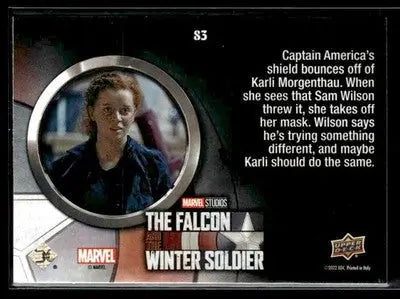 2023 UD The Falcon and The Winter Soldier You Of All People? #83