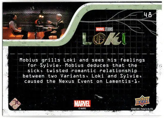 2023 Upper Deck Marvel Loki Yellow Parallel Base Card 48 What Caused The... /225 - Marvel Card Single