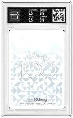 Graded Weiss Schwarz Disney collectible card with Disney 100th anniversary design