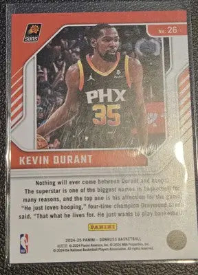 2024-25 Donruss #26 Kevin Durant Franchise Features - Basketball Card Single