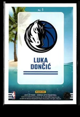 2024-25 Donruss Optic #1 Luka Doncic Splash! - Basketball Card Single