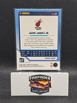 2024-25 Panini Donruss Optic - Jaime Jaquez Jr. #22 Blue Velocity Prizm - Basketball Card Single