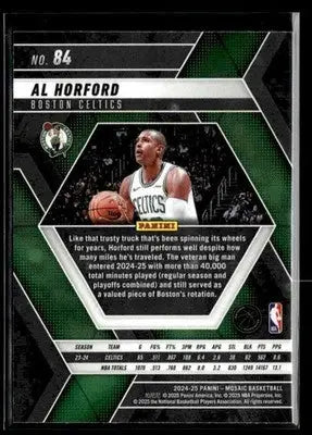 2024-25 Panini Mosaic #84 Al Horford Base Boston Celtics - Basketball Card Single