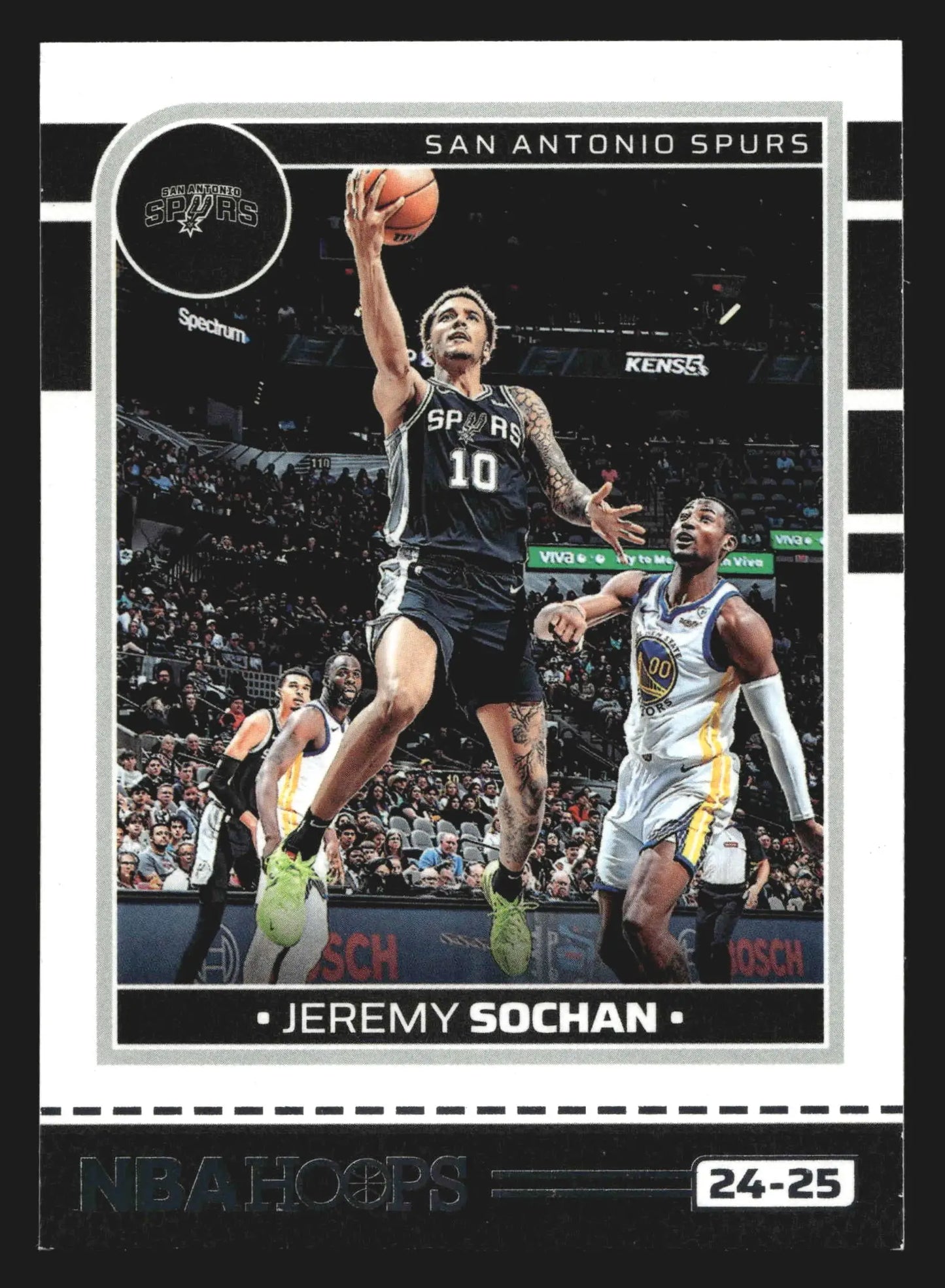 2024-25 Panini NBA Hoops Jeremy Sochan #167 San Antonio Spurs - Basketball Card Single