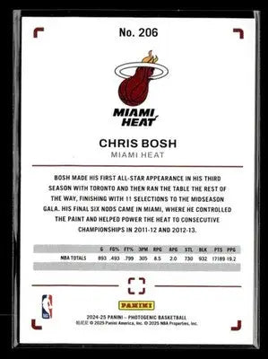2024-25 Panini Photogenic #206 Chris Bosh Maze #/25 - Basketball Card Single