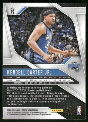 2024-25 Panini Prizm Basketball Wendell Carter Jr. #79 Basketball - Basketball Card Single