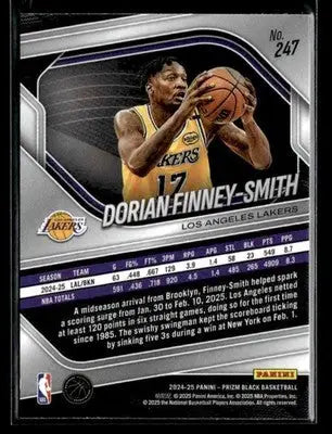 2024-25 Panini Prizm Black #247 Dorian Finney-Smith - Basketball Card Single