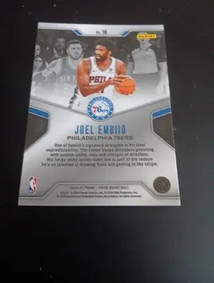 2024-25 Panini Prizm - Dominance Joel Embiid #10. Sixers. NRMT+ - Basketball Card Single