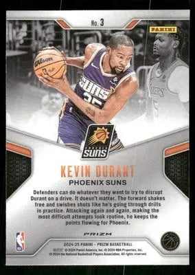 2024-25 Panini Prizm Dominance Kevin Durant #3 Green Basketball - Basketball Card Single