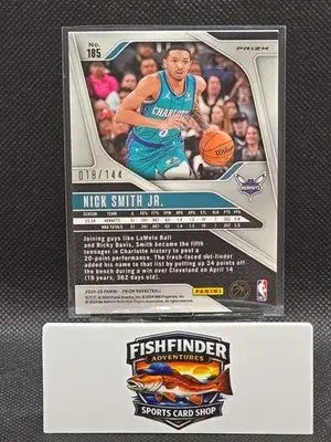 2024-25 Panini Prizm - Nick Smith Jr. #185 Blue Sparkle Prizm /144 - Basketball Card Single