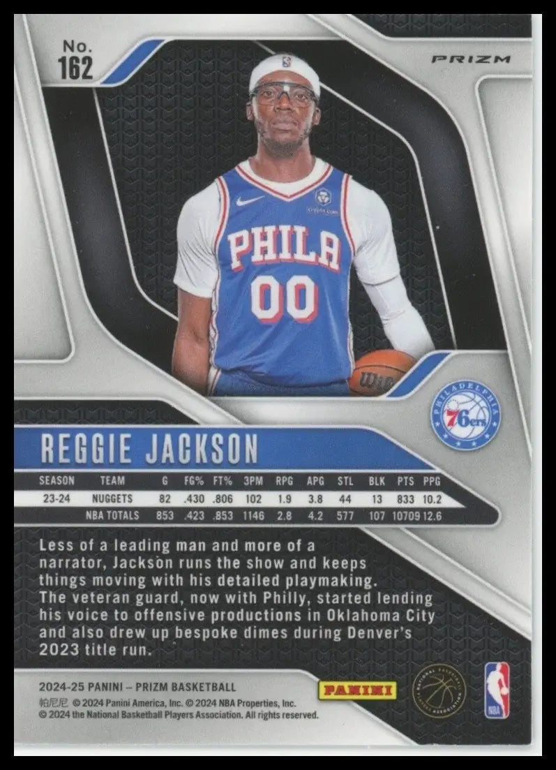 2024-25 Panini Prizm - Reggie Jackson #162 Silver Prizm