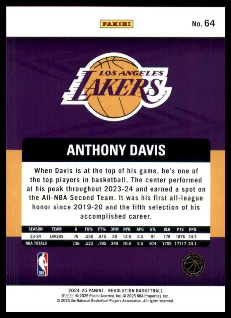 2024-25 Panini Revolution - Anthony Davis #64