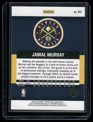 2024-25 Panini Revolution Jamal Murray #84 Basketball - Basketball Card Single