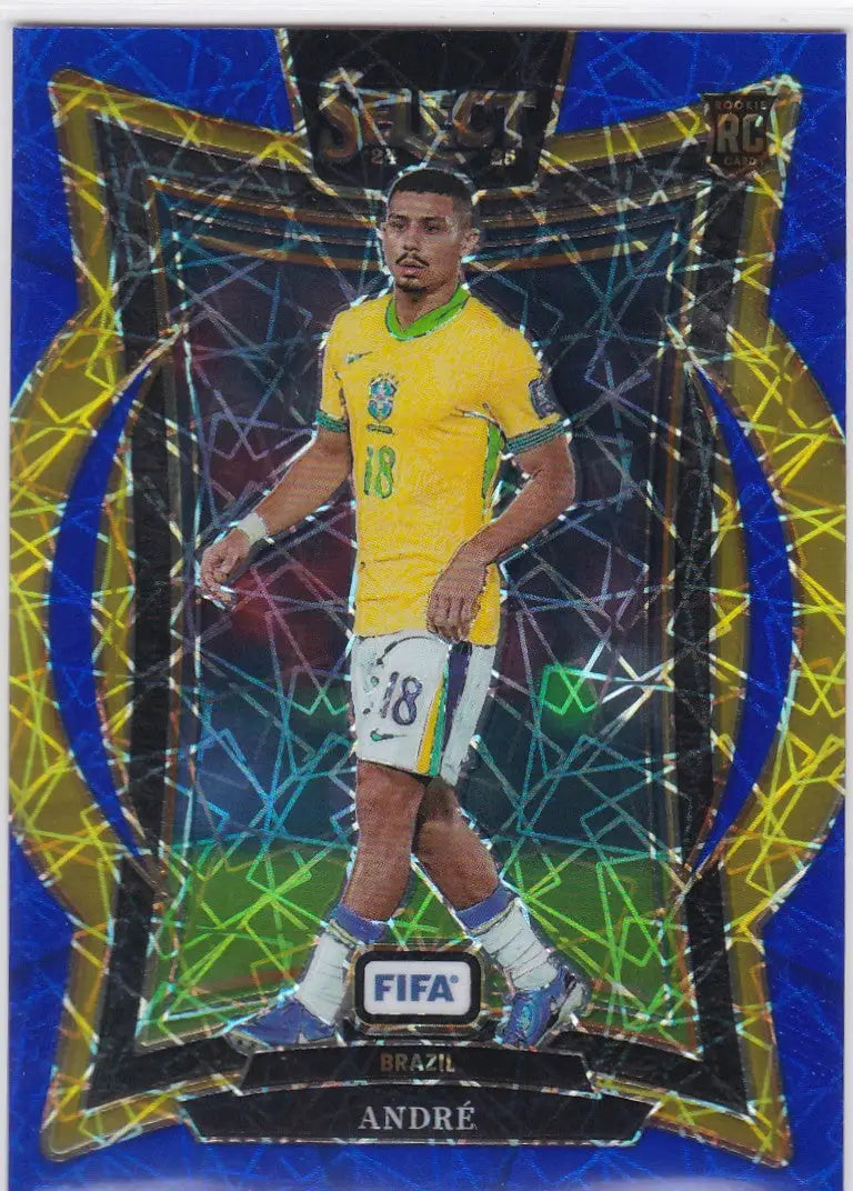 2024-25 Panini Select FIFA #64 Andre PC Blue Lazer Prizm - Soccer Card Single