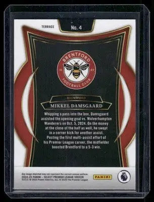 2024-25 Panini Select Premier League Soccer Mikkel Damsgaard #4 Soccer - Soccer Card Single