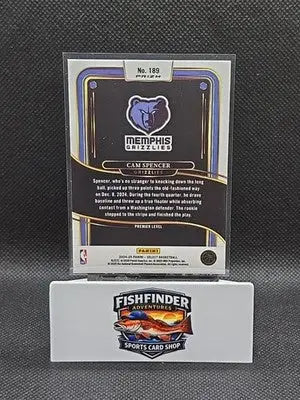 2024-25 Panini Select - Premier Level Cam Spencer #189 Tectonic Prizm (RC) - Basketball Card Single