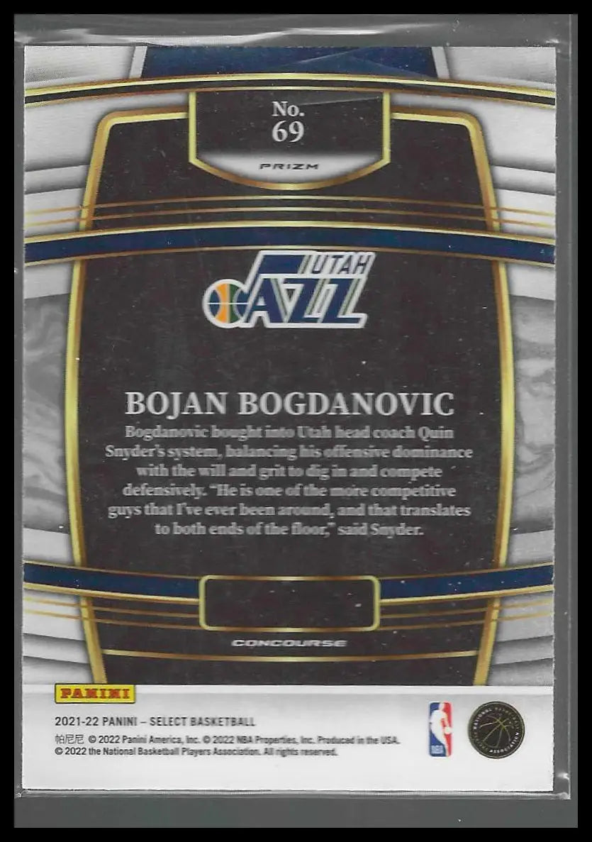 2024-25 Panini Select Silver Prizm #97 Adem Bona Rookie - Basketball Card Single