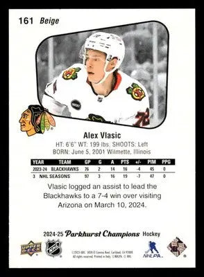 2024-25 Parkhurst Champions #161 Alex Vlasic - Hockey Card Single