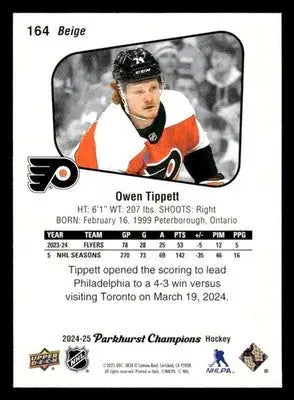 2024-25 Parkhurst Champions #164 Owen Tippett - Hockey Card Single