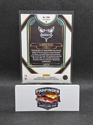 2024-25 Select Lamelo Ball #256 Courtside Orange Tectonic Prizm Hornets - Basketball Card Single
