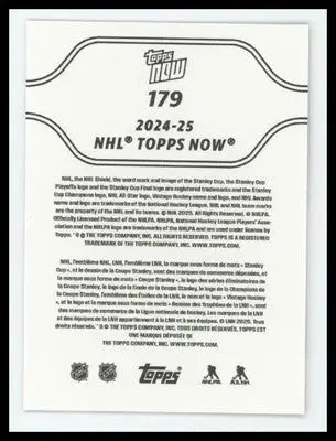 2024-25 Topps Now Mikko Rantanen 3rd in History with consecutive hat tricks - Hockey Card Single