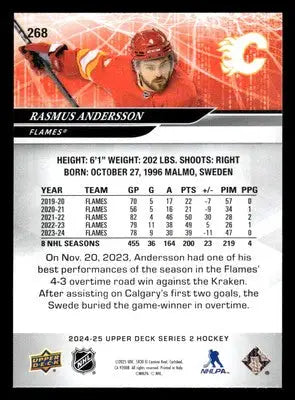 2024-25 Upper Deck #268 Rasmus Andersson - Hockey Card Single