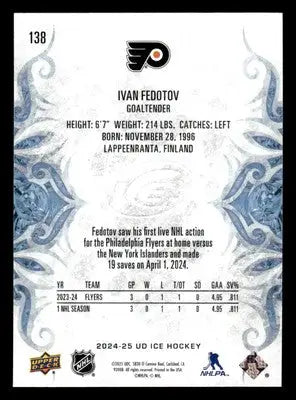 2024-25 Upper Deck Ice #138 Ivan Fedotov - Hockey Card Single