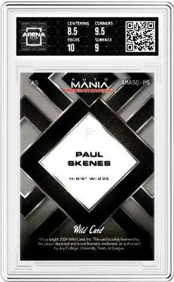 Graded sports trading card featuring Paul Skenes with Square Mt Rushmore and Rushmore Donut Circles