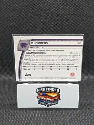 2024 Bowman University Chrome - DJ Giddens #33 Pink Lava Refractor (RC) - Football Card Single